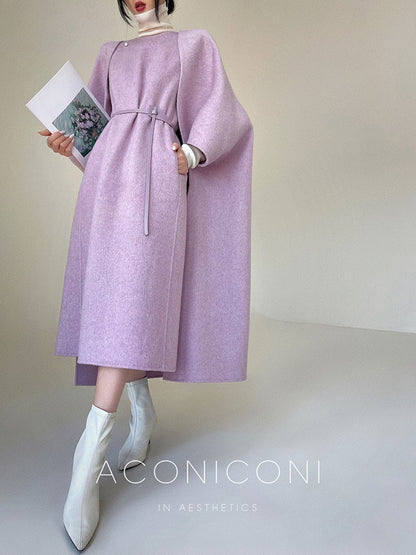 Aconiconi｜Munich Two Piece Wool Dress & Coat set