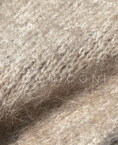 Aconiconi｜ Alpaca Wool Knitted Sweater