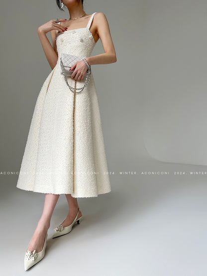 Aconiconi｜Winter Night Moon Elegant Dress