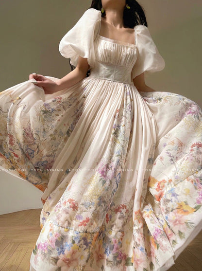 Aconiconi｜Florentia Long Princess Skirt Summer Dress