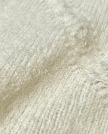 Aconiconi｜ Alpaca Wool Knitted Sweater