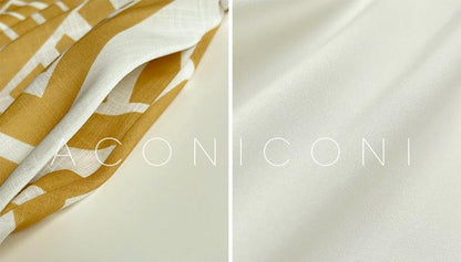 Aconiconi｜Opal Dusk V-neck Temperament Dress