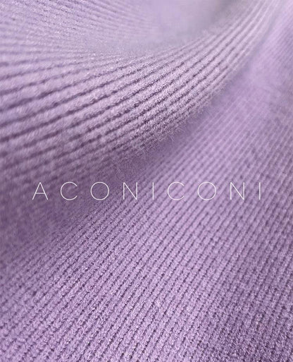 Aconiconi｜Whispering Lilac Knit Dress Set