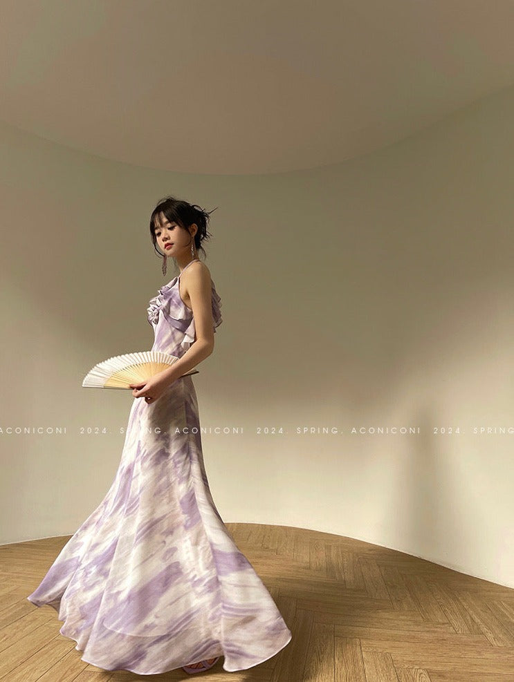 Aconiconi | Clematis Ruffles Romantic Long Dress
