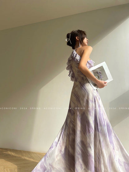 Aconiconi | Clematis Ruffles Romantic Long Dress