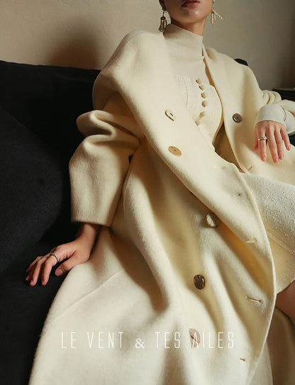 LE VENT & TES AILES | Lonely Art Cashmere Coat