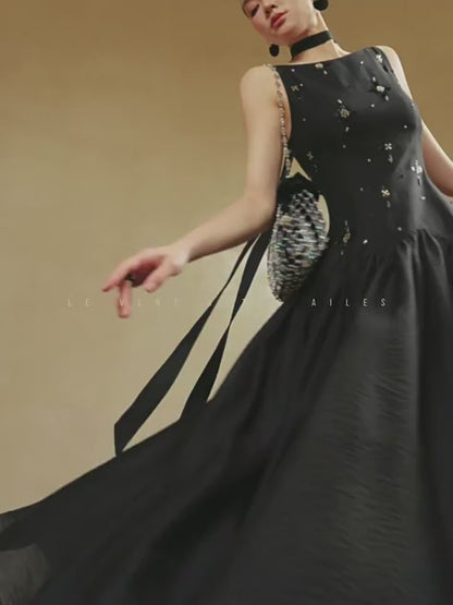 LE VENT & TES AILES | Noir Désir Evening Dress