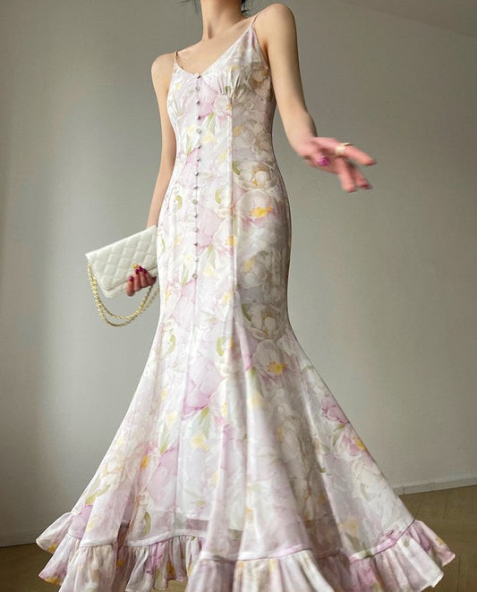 Aconiconi｜Begonia Floral Dress Set