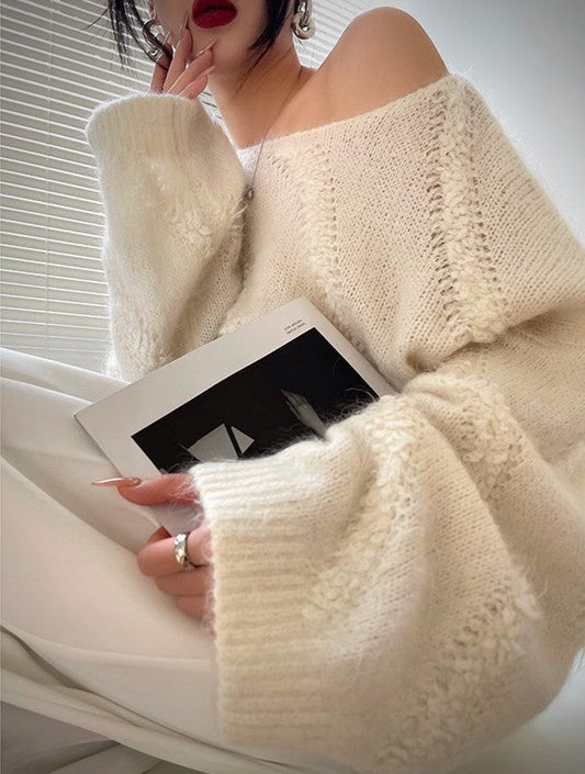 Aconiconi｜ Alpaca Wool Knitted Sweater